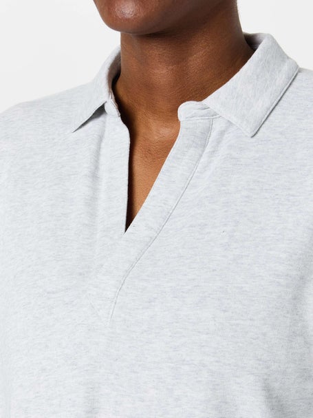 tasc Womens Winter French Terry Polo Sweatshirt