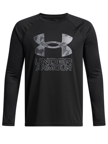Under Armour Boys Fall Tech Hybrid Long Sleeve