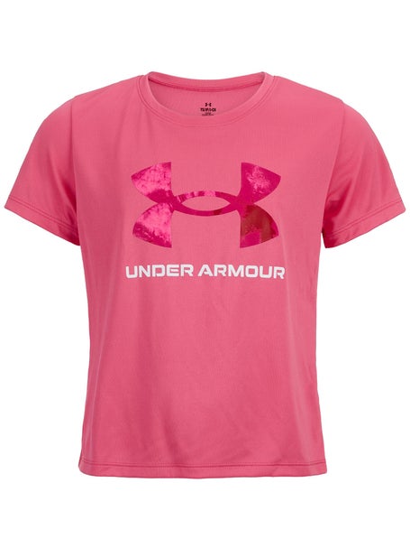 Under Armour Girls Spring Logo Print Top