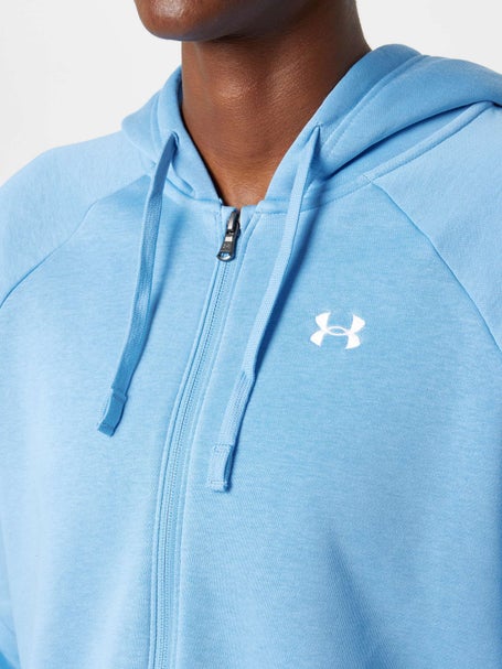 Under Armour Womens Rival Fleece Crop Full Zip Hoodie