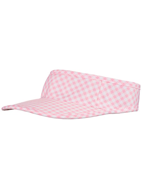 VimHue Girls Visor - Pink Gingham