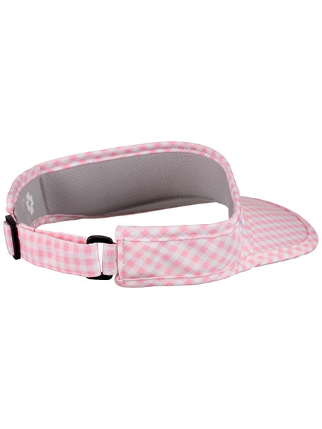 VimHue Girls Visor - Pink Gingham