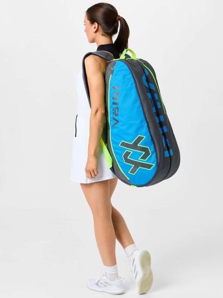 Volkl Tour Combi Bag Charcoal/Neon Blue/Silver