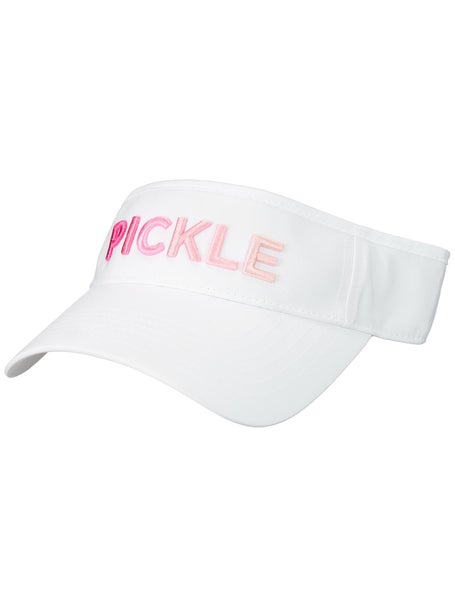 VimHue Womens Pink Ombre Puff Pickle Visor