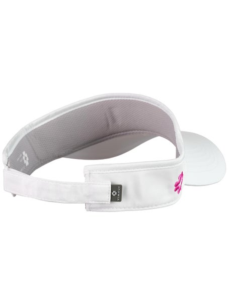 VimHue Womens Pink Ombre Puff Tennis Visor