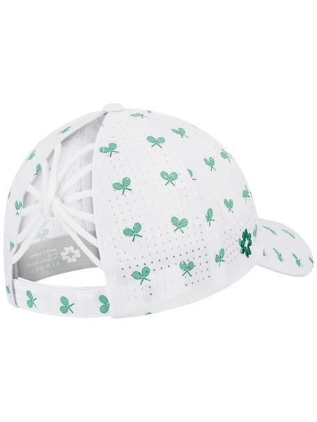 VimHue Womens Sun Goddess Hat - Green Tennis Racquet