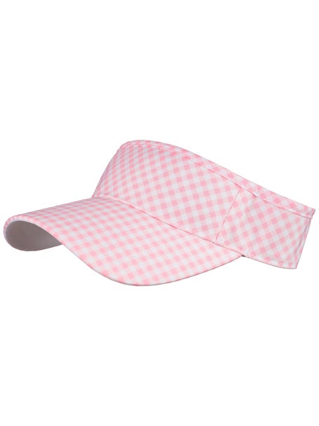 VimHue Womens Visor - Pink Gingham