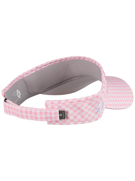 VimHue Womens Visor - Pink Gingham