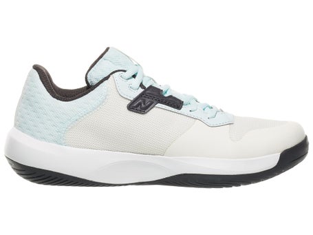 New Balance WC 696v6 B Sea Salt/Blue Womens Shoes