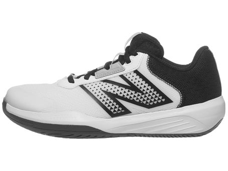 New Balance WC 696v6 D White/Black Womens Shoe