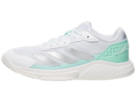 adidas CourtQuick Padel White/Mint Womens Shoes