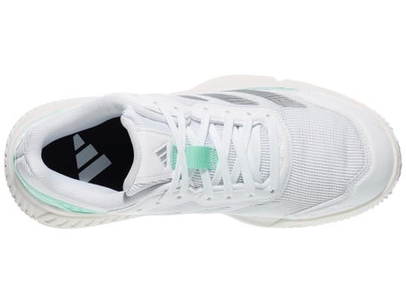 adidas CourtQuick Padel White/Mint Womens Shoes