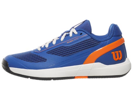 Wilson Rush Pro 5 Blue/White/Orange Junior Shoes