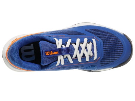 Wilson Rush Pro 5 Blue/White/Orange Junior Shoes