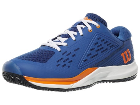 Wilson Rush Pro Ace Blue/Orange/White Junior Shoes