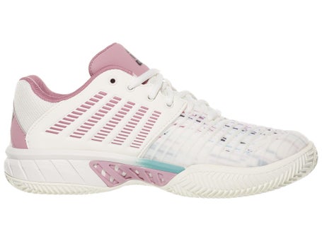 KSwiss Express Lt 3 Padel Wh/Lilac/Turq Womens Shoes