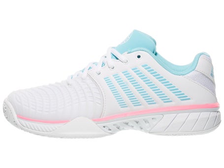 KSwiss Express Lt 3 Padel Wh/Neon Blue Womens Shoes