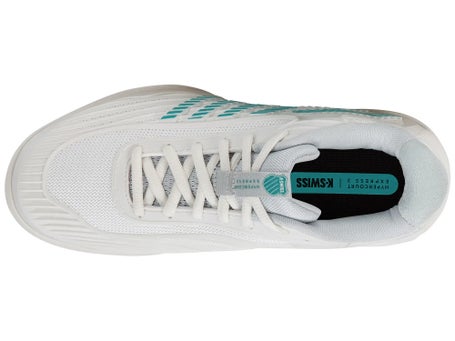 KSwiss Hypercourt Express 3 White/Baltic Womens Shoes