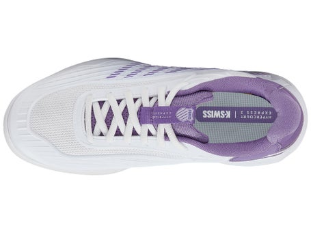 KSwiss Hypercourt Express 3 White/Purple Womens Shoes