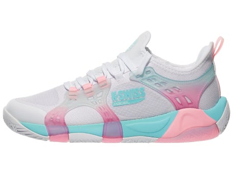 KSwiss K-Frame Padel White/Blue/Pink Womens Shoes