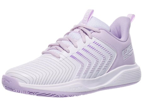 KSwiss Ultrashot Lt Padel White/Purple Womens Shoes