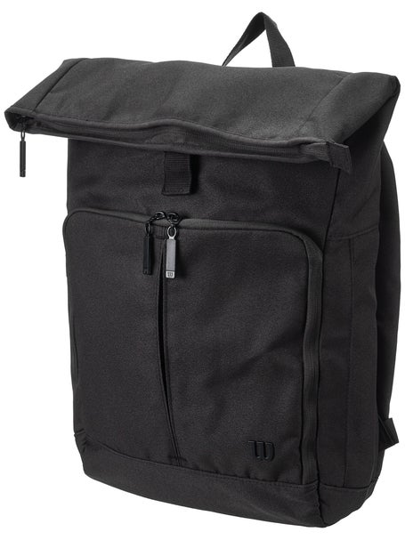 Wilson Lifestyle Foldover Backpack Bag Black