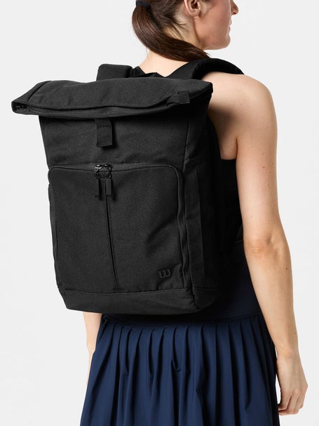Wilson Lifestyle Foldover Backpack Bag Black