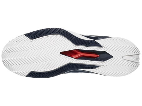 Wilson Rush Pro 4.5 Clay Navy/White Mens Shoe