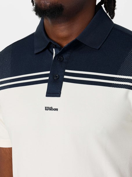 Wilson Mens Clay All Season Stripe Polo