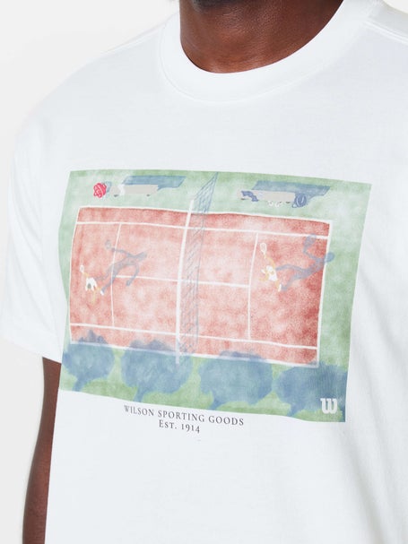 Wilson Mens Clay Classic Court Graphic T-Shirt