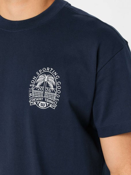 Wilson Mens Desert Vibes Graphic T-Shirt - Navy