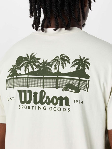 Wilson Mens Desert Vibes Graphic T-Shirt - Sandrift