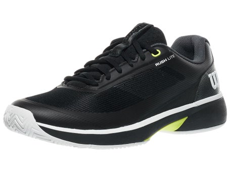 Wilson Rush Lite 5 Black/White/Yellow Mens Shoes