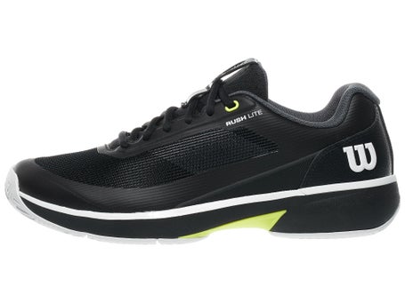 Wilson Rush Lite 5 Black/White/Yellow Mens Shoes