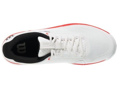 Wilson Rush Lite 5 Clay Wh/Bk/Infrared Mens Shoes
