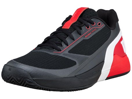Wilson Rush Pro 5 Black/Infrared/White Mens Shoes 