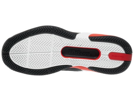 Wilson Rush Pro 5 Black/Infrared/White Mens Shoes 