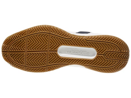 Wilson Rush Pro 5 Clay White/Navy/Gum Mens Shoes