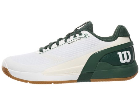 Wilson Rush Pro 5 White/Sycamore/Gum Mens Shoes 
