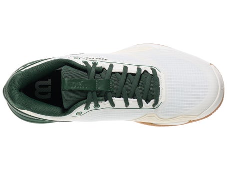 Wilson Rush Pro 5 White/Sycamore/Gum Mens Shoes 