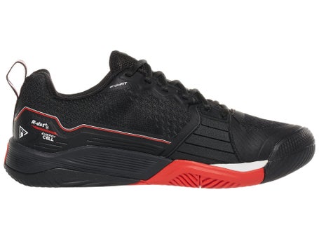Wilson Rush Pro 4.5 Black/Red Mens Shoes