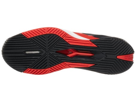 Wilson Rush Pro 4.5 Black/Red Mens Shoes