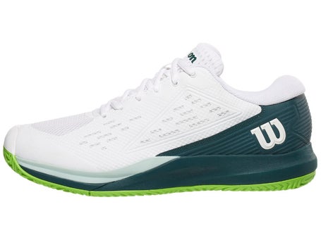 Wilson Rush Pro Ace White/Jasmine Green Mens Shoe