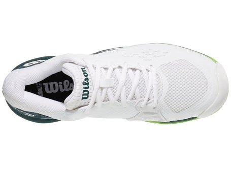 Wilson Rush Pro Ace White/Jasmine Green Mens Shoe