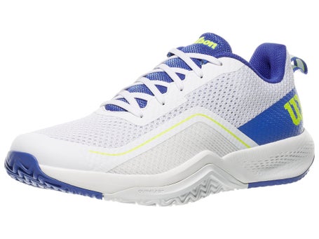 Wilson Rush Pro Lite White/Blue/Yellow Mens Shoes