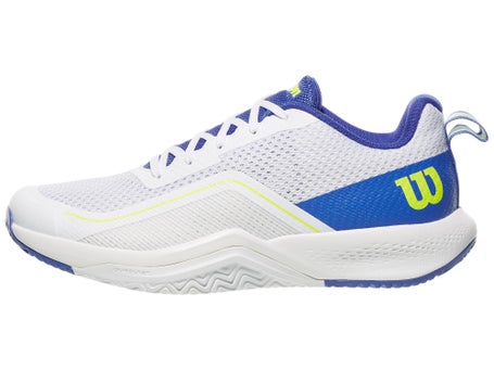 Wilson Rush Pro Lite White/Blue/Yellow Mens Shoes