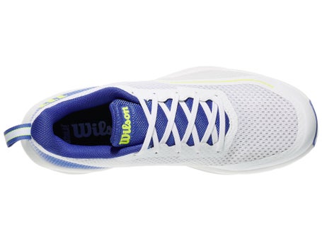 Wilson Rush Pro Lite White/Blue/Yellow Mens Shoes