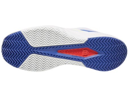 Wilson Rush Pro Lite White/Blue/Yellow Mens Shoes