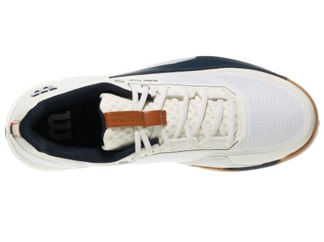 Wilson Rush Tour 5 Clay White/Navy/Gum Mens Shoes