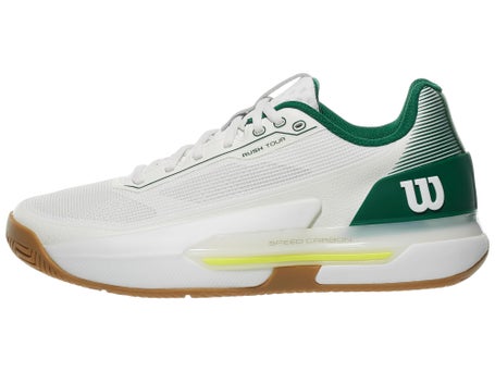 Wilson Rush Tour 5 White/Evergreen/Gum Mens Shoes